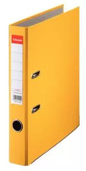 Папка-регистратор Esselte Economy 81191P ПВХ/бумага желтый