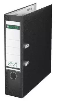 Папка-регистратор Leitz 10101295P пластик черный