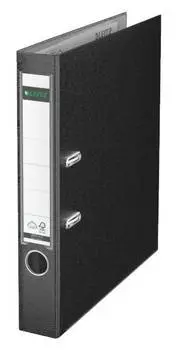 Папка-регистратор Leitz 10151295P пластик черный
