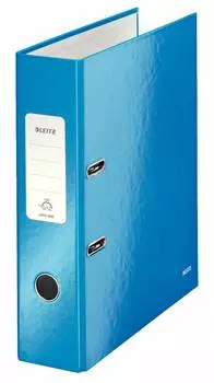 Папка-регистратор Leitz WOW 10050036 голубой