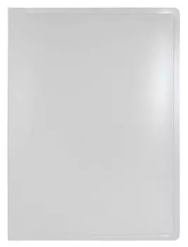 Папка с 20 прозр.вклад. Бюрократ Black&amp;White BWBPV20