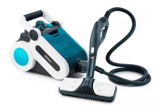 Пароочиститель ручной Kitfort КТ-917 голубой