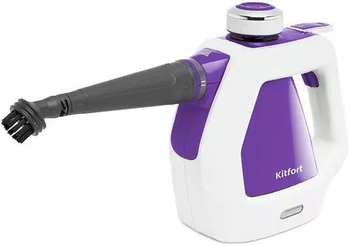 Пароочиститель ручной Kitfort KT-918-4 фиолетовый/белый