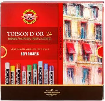 Пастель сухая Koh-I-Noor Toison D or Soft 8514 24 цвета (8514024005ksru)