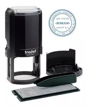 Печать самонаборная Trodat 4642/DB/R1 4642/DB TYPO PRINTY 4.0 R1 пластик