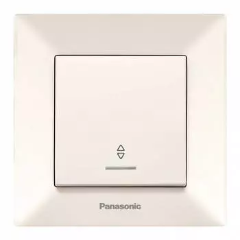 Переключатель Panasonic Arkedia бежевый (wmtc00042bg-ru)
