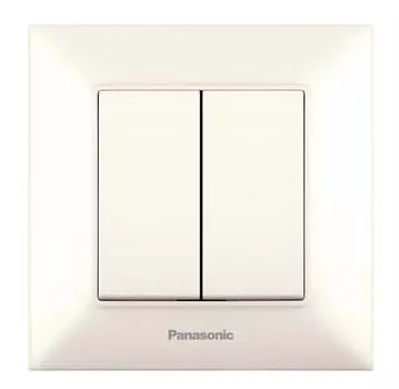 Переключатель Panasonic Arkedia Slim бежевый (wntc00112bg-ru)