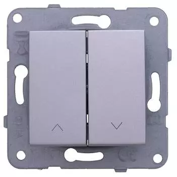 Переключатель Panasonic Karre&amp;Arkedia серебро (wktt00112sl-ru)