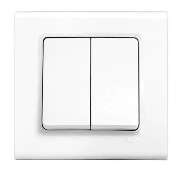 Переключатель Panasonic Linnera S белый глянцевый (91400017-ru)