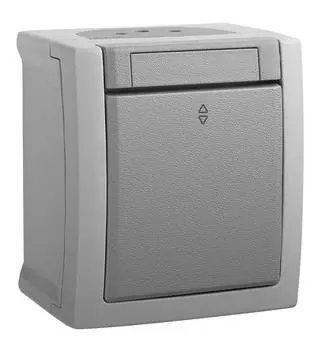 Переключатель Panasonic Pacific серый матовый (wptc51032gr-ru)