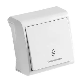 Переключатель Panasonic Vera белый глянцевый (90681063-ru)