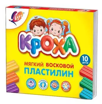 Пластилин Луч Кроха, 10 цветов (12с 875-08)