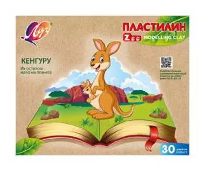 Пластилин Луч Zoo, 30 цветов (31с 2064-08)