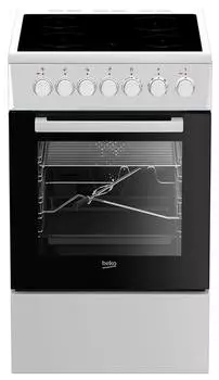 Плита электрическая Beko FSE57W белый/черный