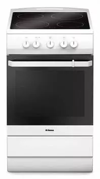 Плита электрическая Hansa FCCW53000, стеклокерамика, белый