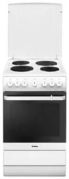 Плита электрическая Hansa FCEW54120, эмаль, белый