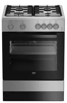 Плита газовая Beko FSG62110DSCS серебристый/черный