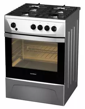 Плита газовая Darina 1D1 GM 141 014 X нержавеющая сталь