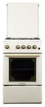 Плита газовая Hyundai RGG227 бежевый