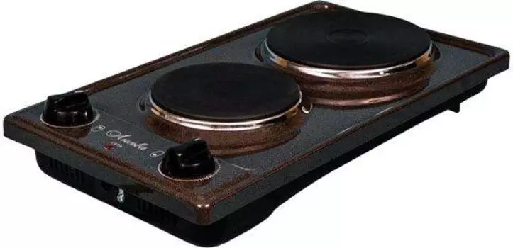 Плита Электрическая Лысьва ЭПБ 22 коричневый/рябчик