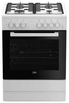 Плита комбинированная Beko FSST62110DW белый/черный