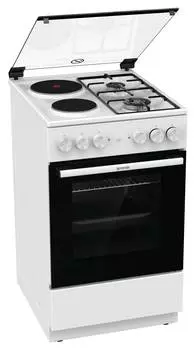 Плита комбинированная Gorenje GK5A11WG белый/черный