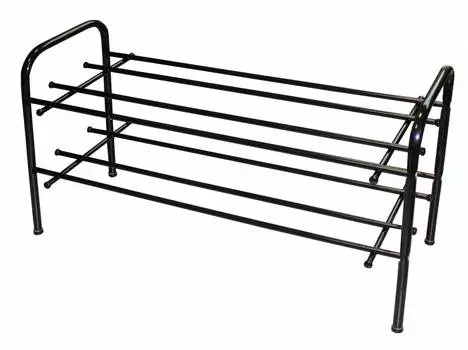 Подставка для обуви Бюрократ 325x715x390мм 2яр. черный (по-2/70/black)