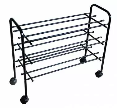 Подставка для обуви Бюрократ 325x752x600мм 3яр. черный (по-3/70к/black)