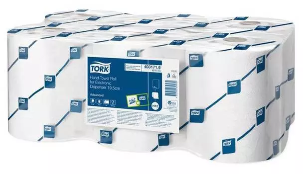 Полотенца бумажные Tork профессиональная Advanced 143м (упак.:6рул) (471113/403171)