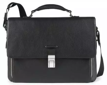 Портфель Piquadro Modus черный, кожа натуральная (ca3111mo/n)