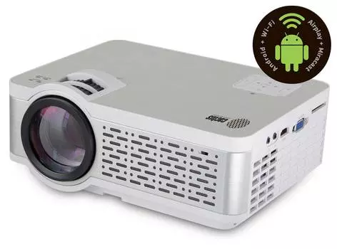 Проектор Cactus CS-PRE.05WT.WXGA-A, 1280х720, 1500:1, 1800lm, белый