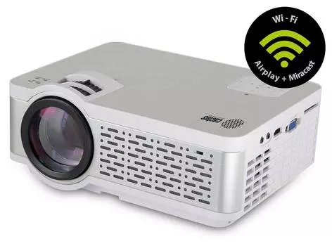 Проектор Cactus CS-PRE.05WT.WXGA-W, 1280х720, 1500:1, 1800lm, белый
