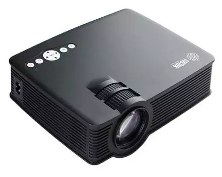 Проектор Cactus CS-PRE.09B.WVGA, 1024х600, 350:1, 1200lm, черный