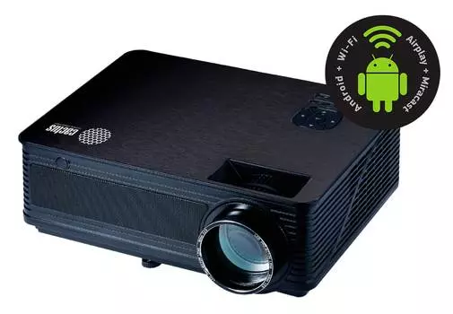 Проектор Cactus CS-PRM.05B.WXGA-A, 1280х800, 2000:1, 2800lm, черный