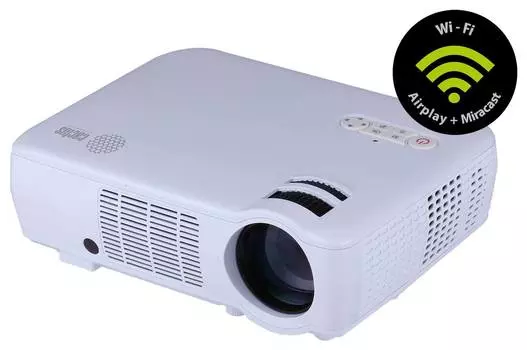 Проектор Cactus CS-PRM.06WT.WVGA-W, 1280х800, 1000:1, 2000lm, белый