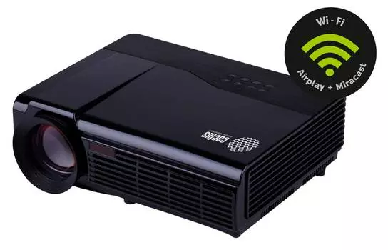 Проектор Cactus CS-PRO.09B.WXGA-W, 1280х720, 2000:1, 3000lm, черный