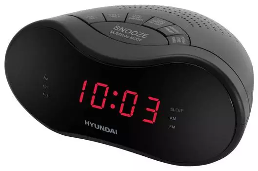Радиобудильник Hyundai H-RCL160 черный
