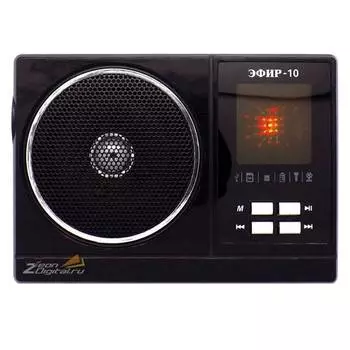 Радиоприемник Сигнал Эфир-10 черный (17821)