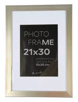 Рамка Gloria 21х30см серебристый (37339)