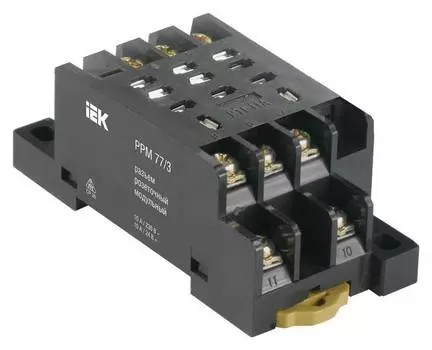 Разъем розеточный IEK РРМ77/3(PTF11A) винт.соед. 230 (RRP10D-RRM-3)