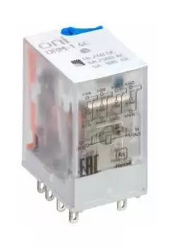 Реле интерфейсное IEK Oni ORM-1 24В (orm-1-4c-dc24v-l-b)