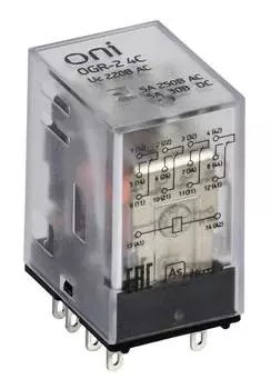 Реле промежуточное IEK Oni OGR-2 220В (ogr-2-4c-ac220v)