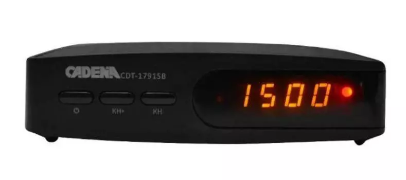 Ресивер DVB-T2 Cadena CDT-1791SB (046/91/00047698)