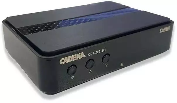 Ресивер DVB-T2 Cadena CDT-2291SB (046/91/00055106)