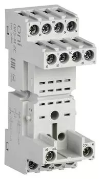 Розетка для реле IEK ORS-M-1-2 винт.соед. 300 (ORS-M-1-2-G)