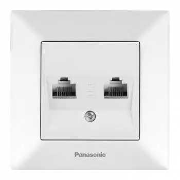 Розетка компьютерная Panasonic Arkedia белый (wmtc04072wh-ru)