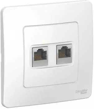 Розетка компьютерная Schneider Electric Blanca белый (blnis045451)