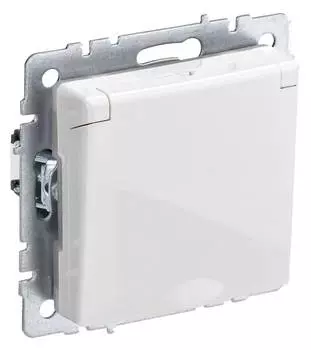 Розетка силовая IEK Brite РСбш10-3-44-БрБ белый (br-r16-16-44-k01)