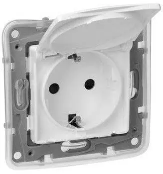 Розетка силовая Legrand Etika белый (672232)