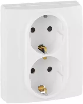 Розетка силовая Legrand Etika белый (672233)